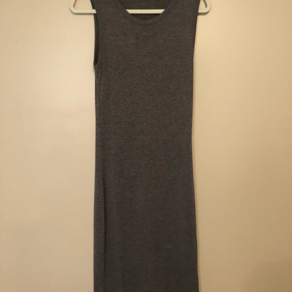 Aritzia Wilfred Free Bruni Dark Grey Bodicon dress Size M - Picture 4 of 5